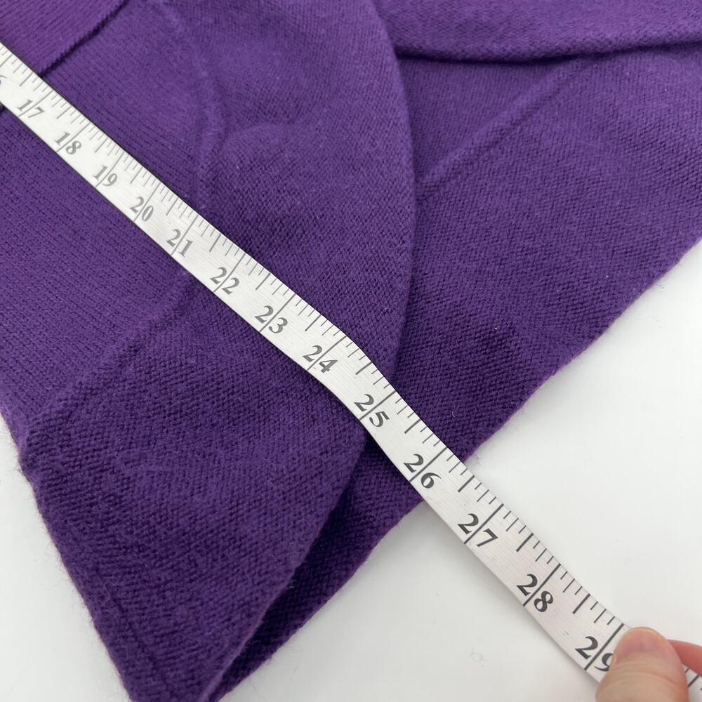 Banana Republic Purple Shawl Collar Buttoned Cardigan - Picture 6 of 9